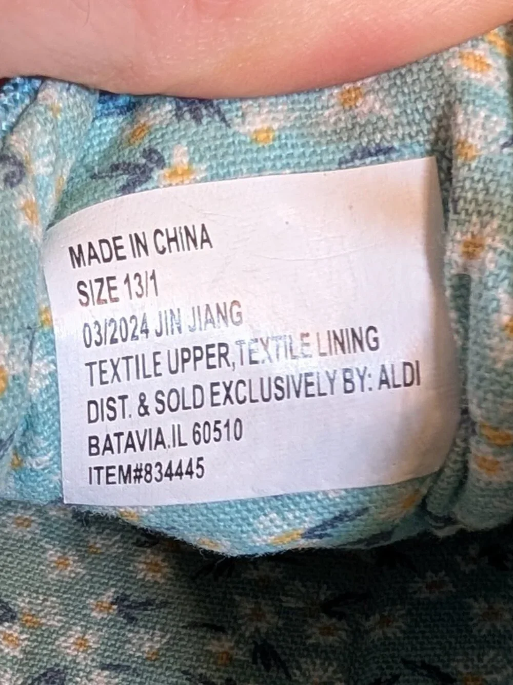 Blue slip on shoes with elastic size 13/1